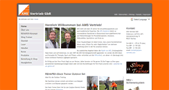 Desktop Screenshot of ams-vertrieb.com